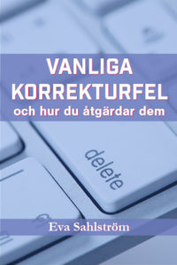 bokomslag Vanliga korrekturfel