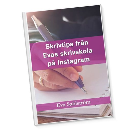 Bokomslag Skrivtips från Evas skrivskola på Instagram