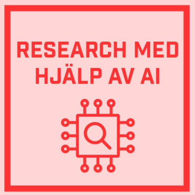 Produktbild Research med hjälp av AI.