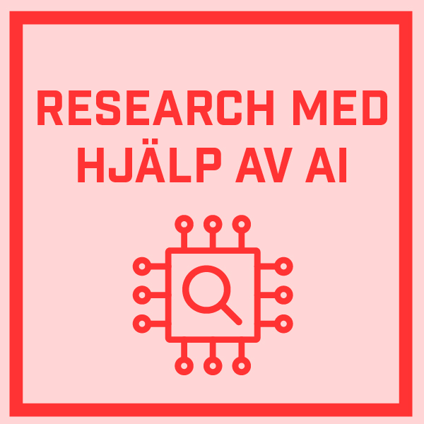 Produktbild Research med hjälp av AI.